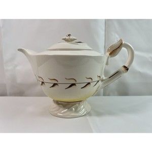 Vintage Vernon Kilns Vernonware Metlox‎ Arcadia Tea Pot Mid Century USA